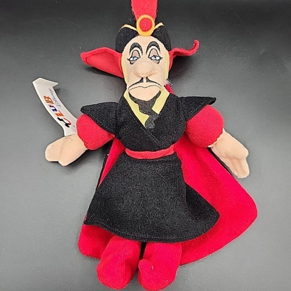 Disney Jafar Aladdin Movie Villain The Disney Store Plush Bean Bag 9" NWT